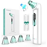 Hotsch Limpiador de Poros Con Luz Azul Anti Acné- Extractor Puntos Negros y Espinillas-Limpiador Facial Electrónico…